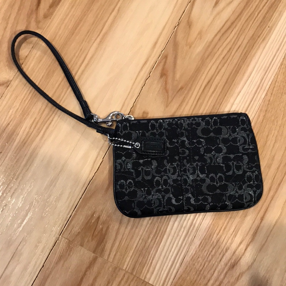 Mini Coach Wristlet